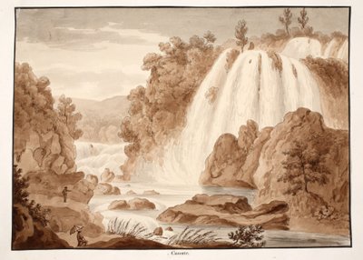Cascata a Tivoli, 1833 da Agostino Tofanelli