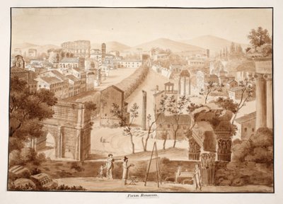 Forum Romanum, 1833 da Agostino Tofanelli