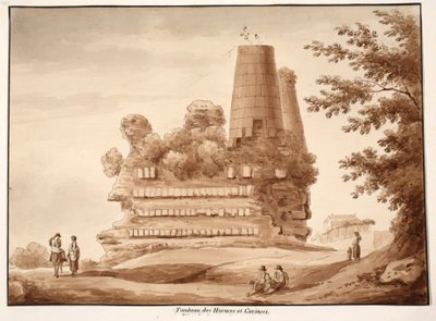La tomba degli Orazi e Curiazi, 1833 da Agostino Tofanelli