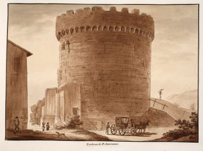 La tomba degli Orazi e Curiazi, 1833 da Agostino Tofanelli