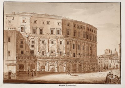 Teatro di Marcello, 1833 da Agostino Tofanelli
