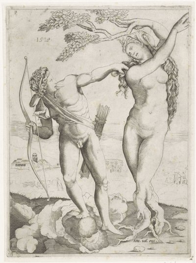 Apollo e Dafne da Agostino Veneziano
