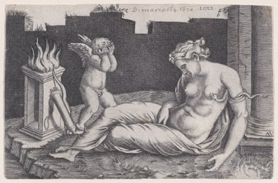 Cleopatra da Agostino Veneziano