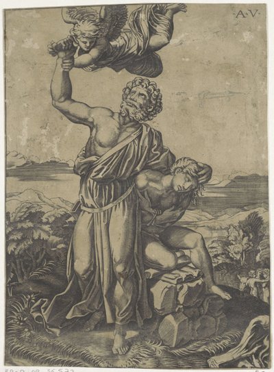 Sacrificio di Isacco da Agostino Veneziano