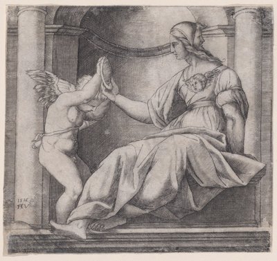 Prudenza da Agostino Veneziano