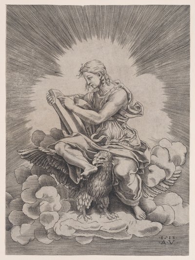 San Giovanni, datato 1518 da Agostino Veneziano