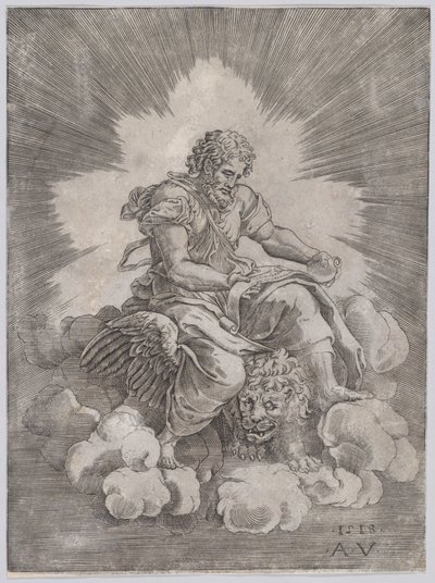 San Marco, datato 1518 da Agostino Veneziano