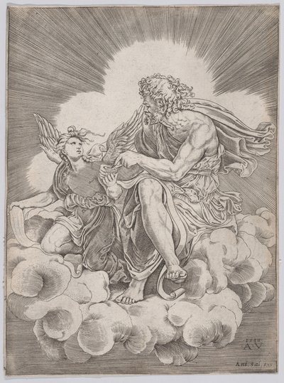 San Matteo, datato 1518 da Agostino Veneziano
