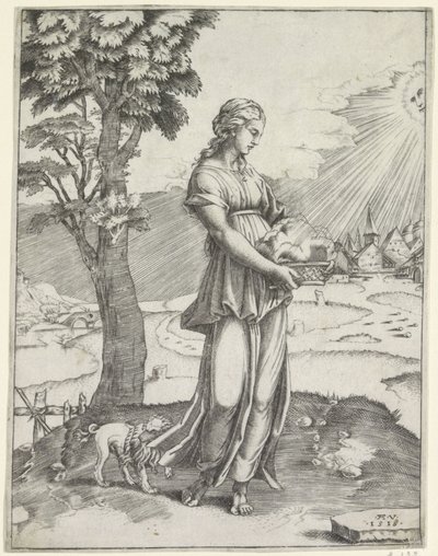 Sibilla Cumana da Agostino Veneziano