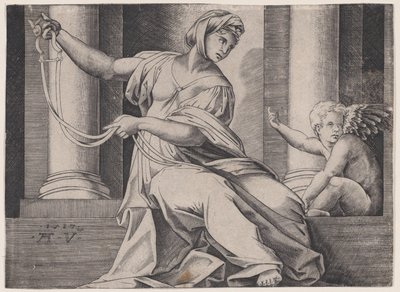 Temperanza da Agostino Veneziano