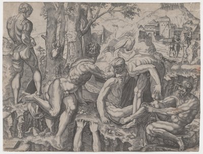 Gli scalatori da Agostino Veneziano