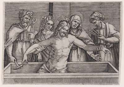 La sepoltura di Cristo da Agostino Veneziano