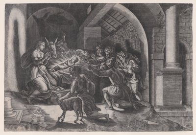 La Natività da Agostino Veneziano