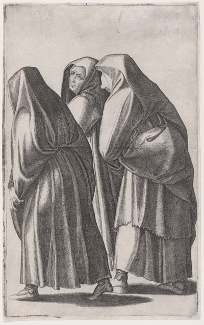 Le tre donne sante che vanno al sepolcro da Agostino Veneziano