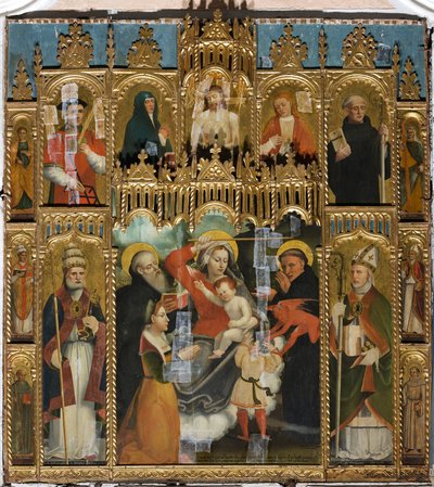 Polittico della Madonna del Soccorso da Agostino da Casanova