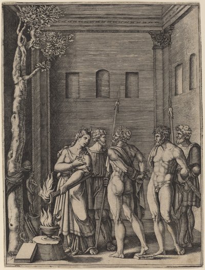 Ifigenia Riconosce Suo Fratello da Agostino dei Musi