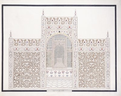 Parte del Taj, c. 1815 da Agra School