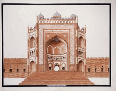 Il Portale a Futtypore, Sicri, c. 1815 da Agra School