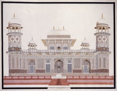 La tomba di Etahmadowlah, c. 1815 da Agra School