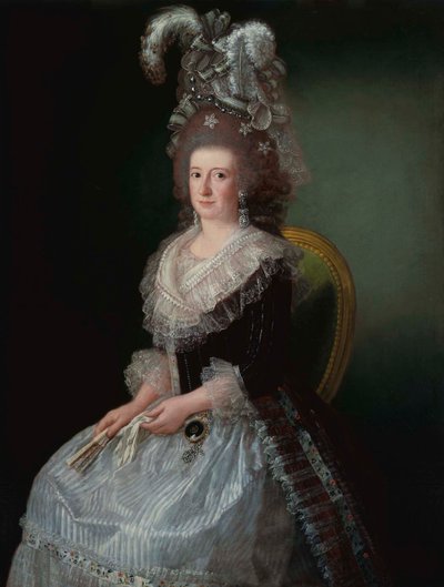 Ritratto di María Josefa Piscatori, marchesa di San Andrés (1757-1807), moglie di Pedro López de Lerena. da Agustín Esteve