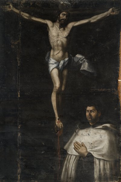 Crocifisso con San Giovanni della Croce da Agustín del Castillo