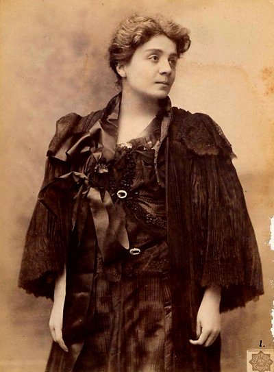 Eleonora Duse, attrice italiana, 1896 da Aime Dupont