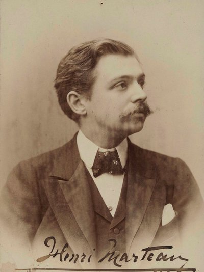 Ritratto del violinista e compositore Henri Marteau, 1898 da Aime Dupont