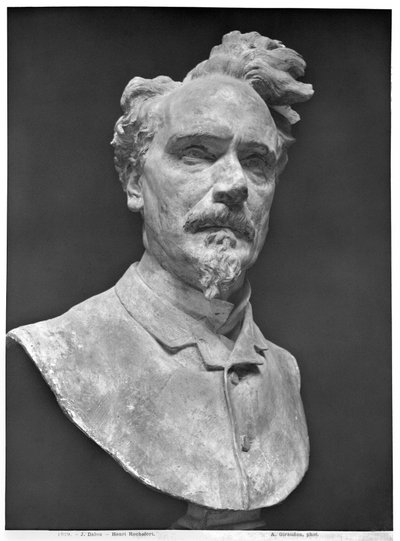 Busto di Henri Rochefort (1830-1913) (gesso) da Aime Jules Dalou