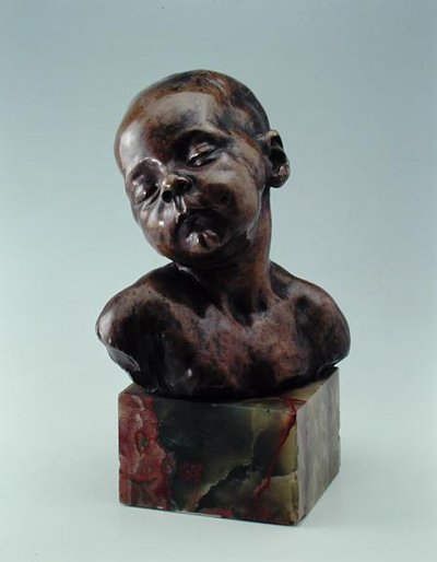 Bambino che dorme, c.1879 da Aime Jules Dalou