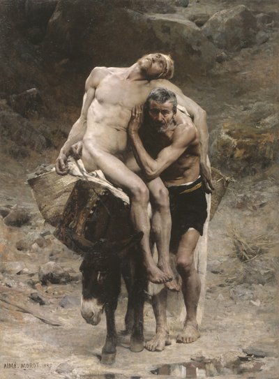 Il buon samaritano da Aimé Nicolas Morot