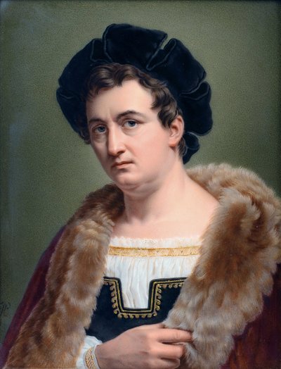 Ritratto di François-Joseph Talma (1763-1826), attore francese, nel 1822 da Aimée Perlet