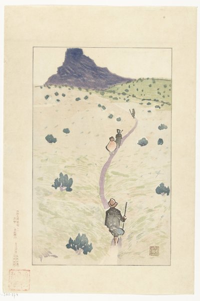 Il monte Rokko da Akamatsu Rinsaku