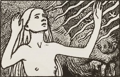 Fanciulla in preghiera da Akseli Gallen-Kallela