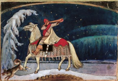 Kullervo va in guerra da Akseli Valdemar Gallen Kallela