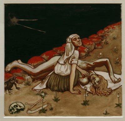 A. Gallen-Kallela, La madre di Lemminkäinen da Akseli Valdemar Gallen Kallela