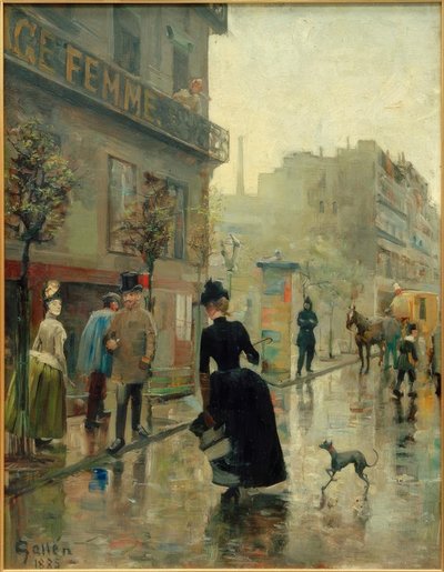 Boulevard a Parigi da Akseli Valdemar Gallen Kallela