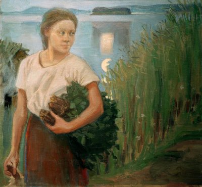 La ragazza della sauna da Akseli Valdemar Gallen Kallela