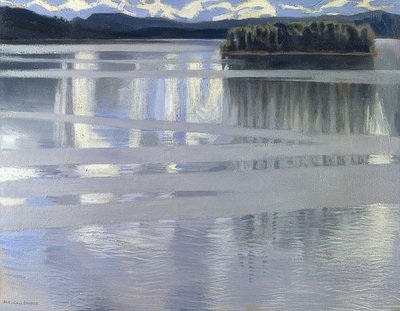 Il lago Keitele. 1905 da Akseli Valdemar Gallen Kallela