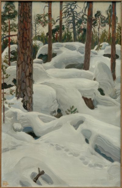 La caverna della lince da Akseli Valdemar Gallen Kallela