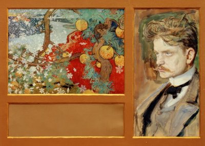 En Saga - Paesaggio fantastico con ritratto di Jean Sibelius da Akseli Valdemar Gallen Kallela