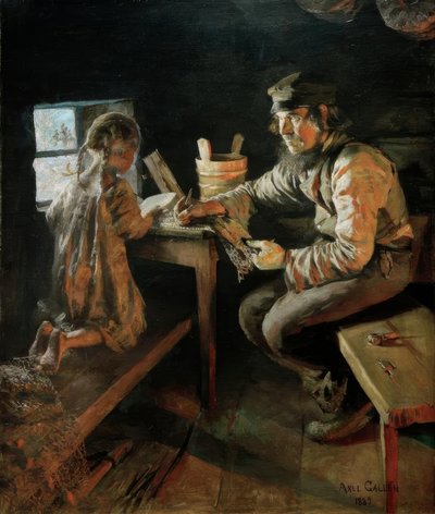 Prima lezione da Akseli Valdemar Gallen Kallela