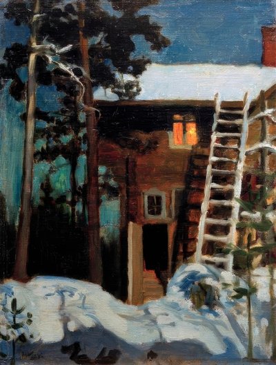 Kalela in inverno da Akseli Valdemar Gallen Kallela