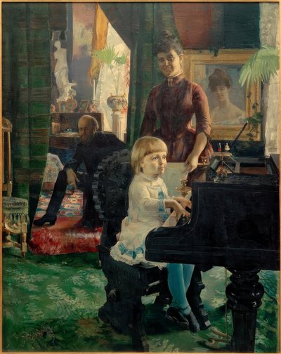 Ritratto della famiglia del matematico E.R. Neovius da Akseli Valdemar Gallen Kallela