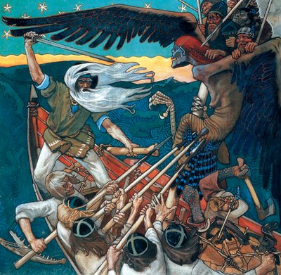 La Difesa del Sampo, 1896 da Akseli Valdemar Gallen Kallela