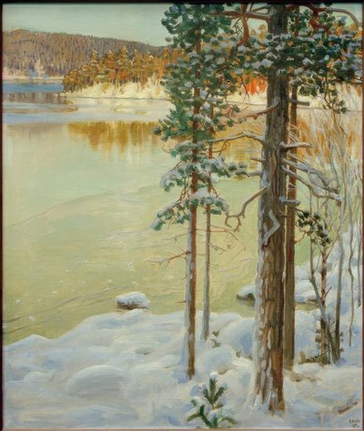 Lago ghiacciato, Ruovesi da Akseli Valdemar Gallen Kallela