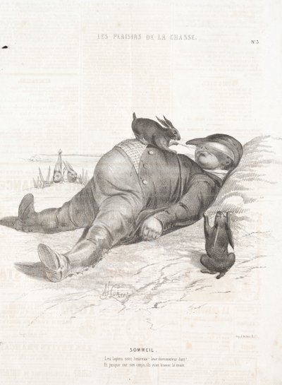 I piaceri della caccia: Sonno da Alade Joseph Lorentz
