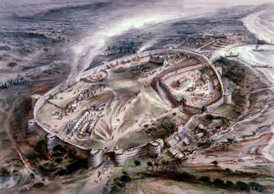 Castello di Pevensey da Alan Ernest Sorrell