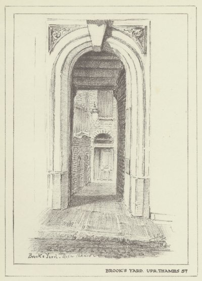 Brooks Yard, Upper Thames Street da Alan Stapleton