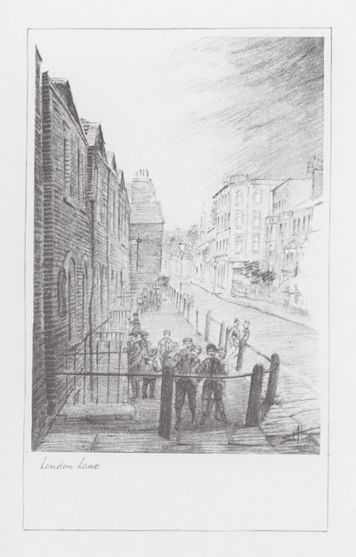 London Lanes: London Lane (litografia) da Alan Stapleton