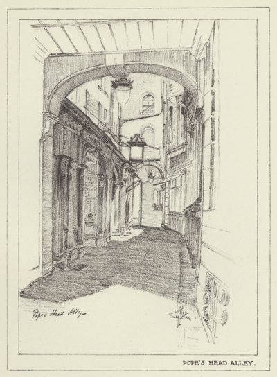 Popes Head Alley da Alan Stapleton